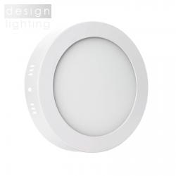 ALGINE  ECO LED ROUND  230V 6W IP20  NW CEILING PANEL white frame SURFACE